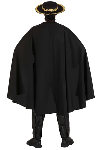 Vista 2 de Disfraz Deluxe de Zorro para Adultos Multicolor