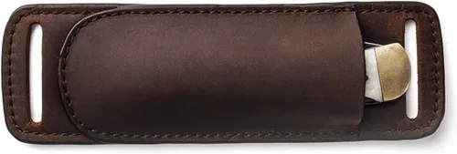 Vista 10 de Gentlestache Fundas de Cuero para Cuchillos para Cinturón, Funda para Cuchillo, Funda para Cuchillo de Bolsillo, Funda de Cuero EDC para Portador