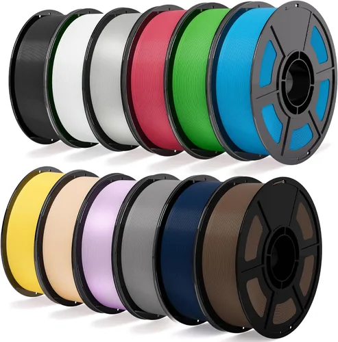 Vista 37 de Paquete de filamento PLA para impresora 3D, 22.0 lbs, 1.181-11.811 in/s para Bambu Lab AMS, AMS Lite