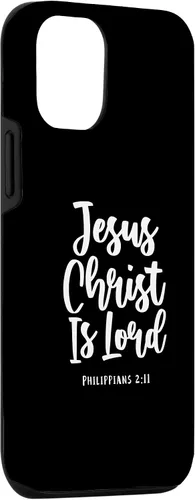 Vista 3 de iPhone 15 Jesús es el Señor Filipenses 2:11 Fe Versículo de la Biblia