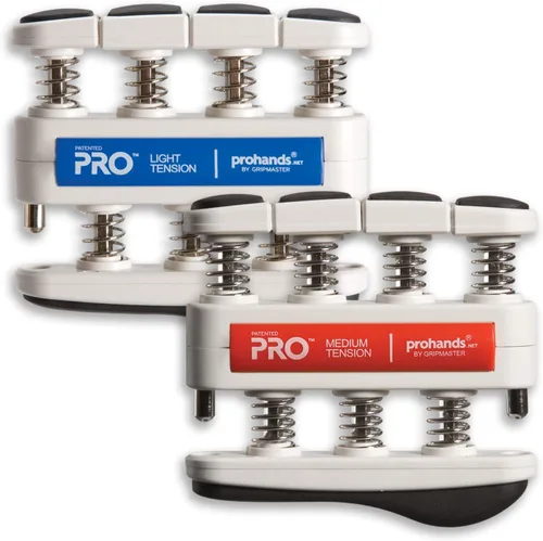 Vista 16 de Prohands PRO Ejercicio de Mano, Ejercitador de Dedos (Fortalecedor de Agarre de Mano), con Resorte, Sistema de Pistón de Dedos, Aislamiento