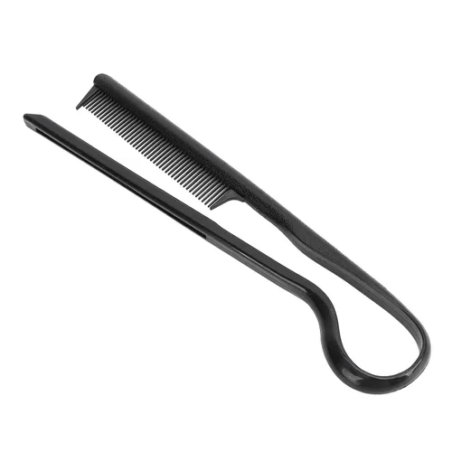 Vista 8 de Peine alisador de cabello, 10 unidades, en forma de V, alisador de pelo, peine alisador para peluquería nudosa, hogar, mujeres y niñas