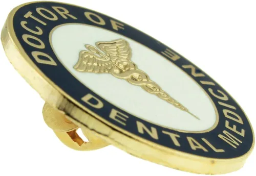 Vista 2 de pinmart del Médico de Medicina Dental DMD Lapel Pin