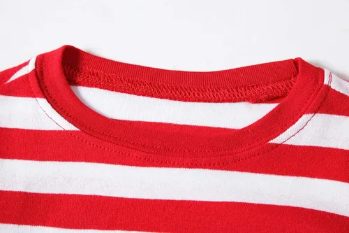 Vista 4 de Family Feeling - Conjunto de pijama de manga larga, diseño 100% de algodón, para niños pequeños