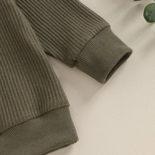 Vista 6 de Molioaky Ropa occidental para bebé recién nacido, sudadera con estampado de vaca, sudadera y pantalones deportivos, conjunto de ropa para otoño e