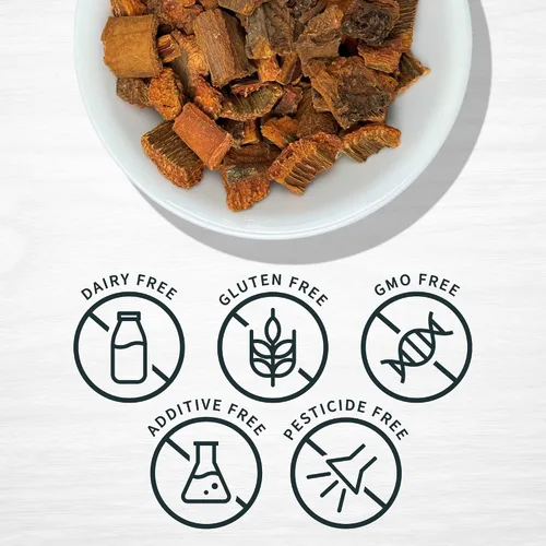 Vista 3 de Evergreen Herbs Cinchona Bark 8 oz – Bolsa de pie resellable para garantizar la frescura