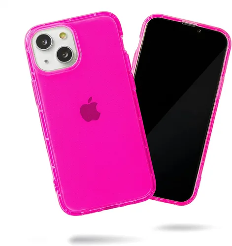 Vista 52 de SteepLab Neon Highlighter - Funda para iPhone 12 Pro Max, funda Grippy Jelly con bolsillos protectores de aire (amarillo neón llamativo)