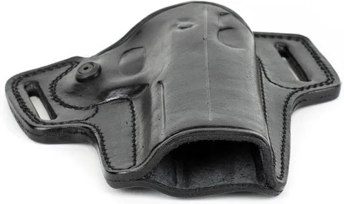 Vista 3 de DORUK Funda para pistola de cuero hecha a mano CZ Shadow 2 Owb Combat Master Mano derecha negra