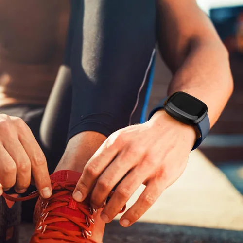 Vista 7 de AK Correa deportiva compatible con Fitbit Sense 2, Versa 4, Versa 3, correas clásicas de silicona suave para reloj inteligente, para mujeres