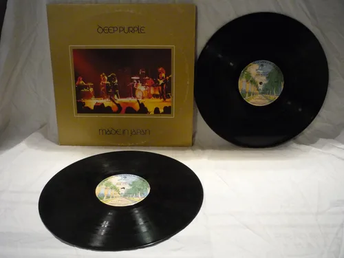 Vista 2 de Deep Purple Made in Japan Gatefold 2 Vinyl Record LPs Album - US Reissue 2WS 2701 - 1973 - Rock hard Rock - VG+