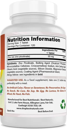 Vista 2 de Kelp Suplemento 150 Mcg & Zinc Picolinato 50 mg