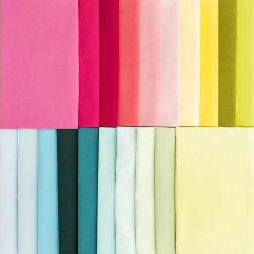 Vista 3 de True Fabrics Cuadros de 10 Pulgadas Pastel de Capas Tela Precortada (Radiance)