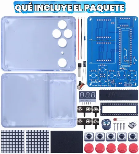 Vista 6 de PEMENOL Kit de soldadura de juego de bricolaje para principiantes, 4 juegos retro, proyecto de electrónica STEM con brillo ajustable, interruptor