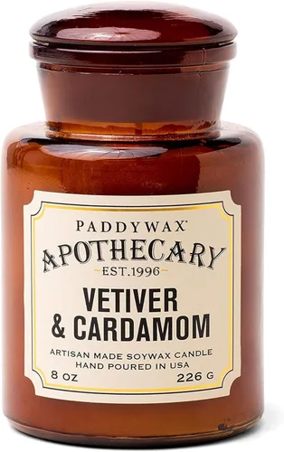 Vista 10 de Paddywax Artisan Apothecary - Vela perfumada con tapa en tarro de vidrio reutilizable, vela de soja de combustión limpia con aproximadamente 54