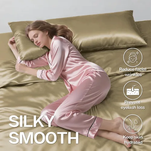 Vista 326 de MR&HM - Funda de almohada de satén