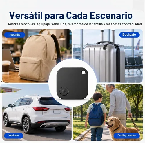 Vista 8 de Mini rastreador GPS portátil para vehículos, rastreador GPS indetectable, sin tarifa mensual/sin tarjeta SIM, dispositivo rastreador para niños 1