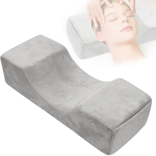 Vista 8 de Extensión de pestañas de terciopelo para belleza, almohada de cuello para extensión de pestañas, injerto, maquillaje (negro)