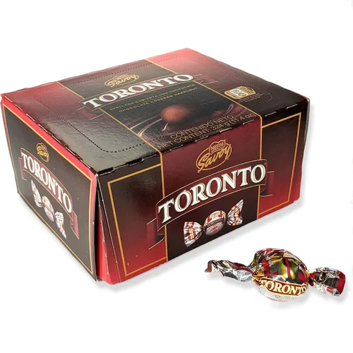 Vista 3 de Nestle Savoy Toronto Chocolate Cubierto Avellana Saboya 36 Unidades Peso Neto 11.43 oz