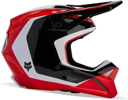 Vista 3 de Fox Racing Casco unisex para motocross V1, rojo fluorescente, XS
