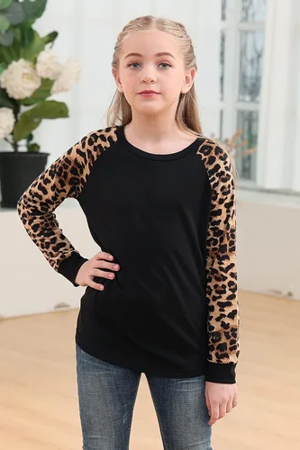Vista 4 de GORLYA Camiseta de manga larga para niñas de 4 a 14 años