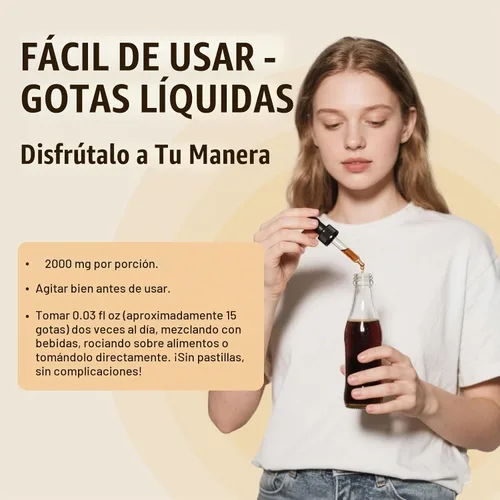 Vista 6 de Jagielolia Líquido de glutatión liposomal de 2000 MG, fabricado en los Estados Unidos, suplemento de glutatión reducido, absorción mejorada, sin