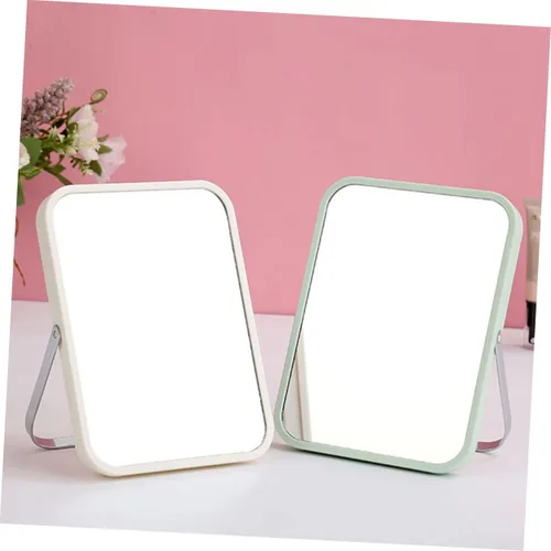 Vista 3 de FOMIYES 1pc espejo de vanidad luces plegable soporte para cosméticos caseros estilo simple color aleatorio