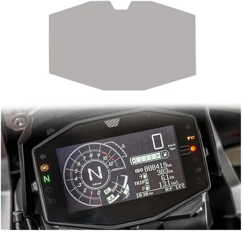 Vista 2 de Velocímetro película de arañazos para SU&ZUKI GSX-R1000R L7 V-STROM 1050XT 2020 motocicleta instrumento salpicadero protector de pantalla cubierta