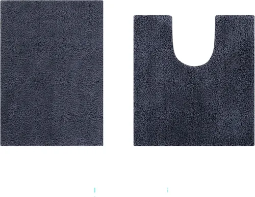 Vista 21 de Better Trends Micro Collection - Tapetes de baño, alfombra suave, alfombra de felpa absorbente, alfombra de baño 100% poliéster para suelo de baño