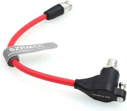 Vista 4 de SZRMCC Cable protector SDI 12G 6G HD SDI BNC protector de circuito de sobretensión de sobretensión, cable de video para Komodo ARRI Alexa Sony