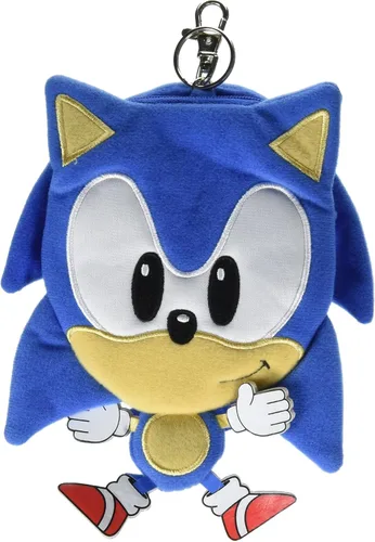 Vista 3 de Sonic The Hedgehog - Monedero de peluche Sonic The Hedgehog de 7 pulgadas