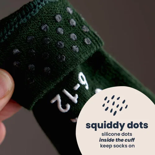 Vista 105 de squid socks Calcetines de viscosa de bambú 0-6M, 6-12M, 12-24M y 2T-3T Calcetines que se mantienen puestos