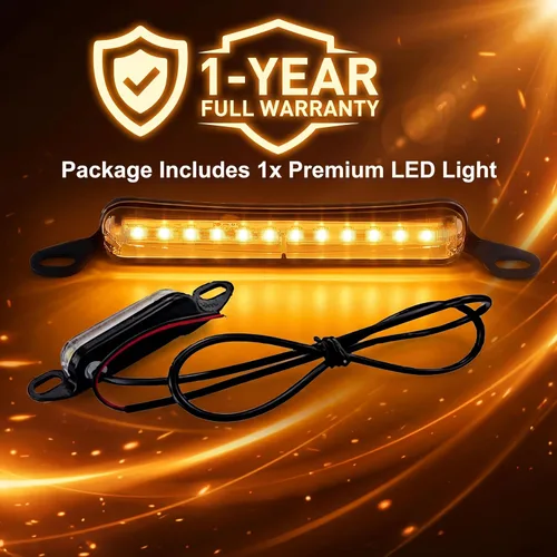 Vista 8 de ANKIA - Luz universal de 12 LED para matrícula, lámpara de marcha atrás, luces traseras para automóvil, remolque, UTV, ATV, camión, RV, barco