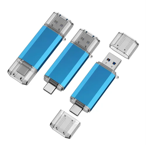 Vista 14 de Unidad flash tipo C de 16 GB, paquete de 10 unidades KOOTION 2 en 1 USB-A y USB-C 2.0 Dual Drive OTG, Memory Stick para smartphone/tablet/PC Android
