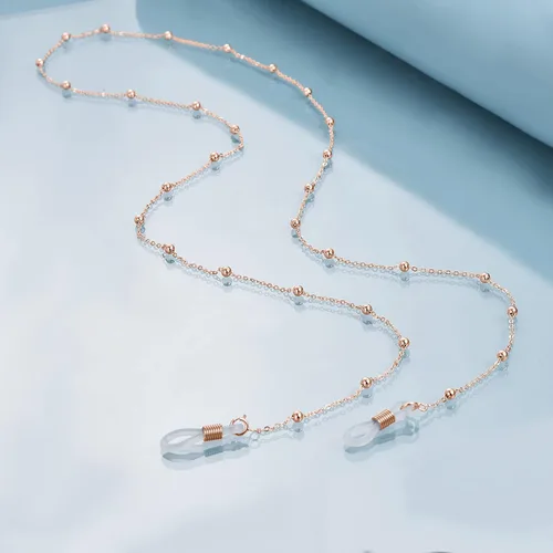 Vista 6 de AOBOCO Cadena de gafas para mujer, plata de ley, soporte para gafas de sol, cadenas de accesorios