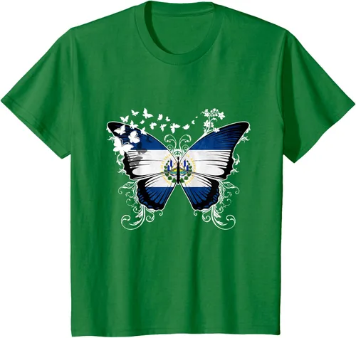 Vista 53 de Camiseta con diseño de bandera de El Salvador