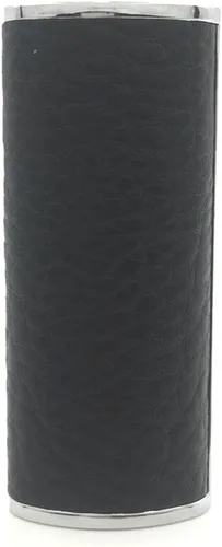 Vista 3 de Metal negro cuero encendedor caso cubierta titular para BIC tamaño completo encendedor tipo J6