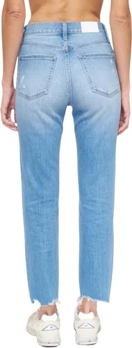 Vista 3 de Pistola Jeans clásicos de tiro alto Charlie para mujer