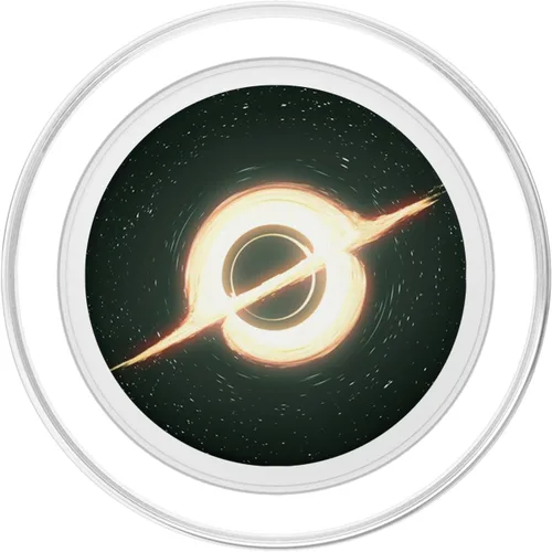 Vista 2 de Black Hole Event Horizon Star Singularity Space Curvature PopSockets MagSafe PopGrip para iPhone