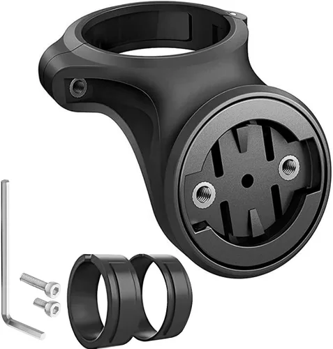 Vista 7 de Soporte de bicicleta frontal para computadora GPS Garmin Edge, soporte de manillar de ciclismo extendido IIISOGNO para Edge