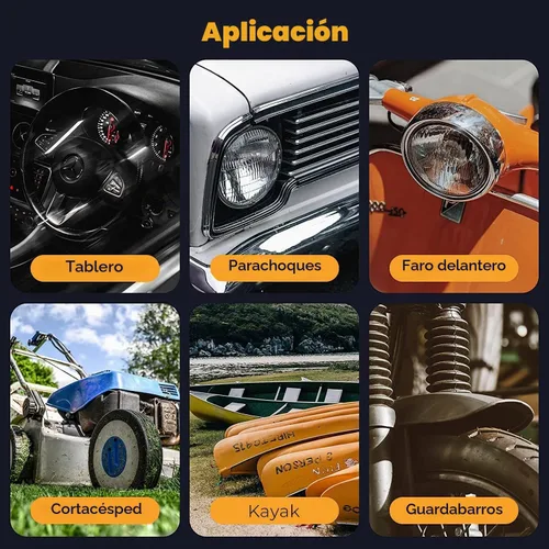 Vista 8 de Kit de Reparación de Parachoques de Coche con Soldador de Plástico, 6 Tipos 1050 Grapas Kit de Soldadura de Plástico Kit de Reparación de Rojo