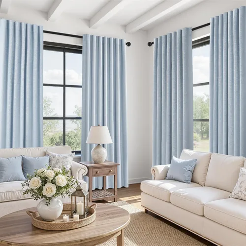 Vista 20 de Topfinel cortinas opacas de lino beige y blanco de 63 pulgadas de largo, 2 paneles para ventana pequeña, estilo natural de abedul bohemio y rústico
