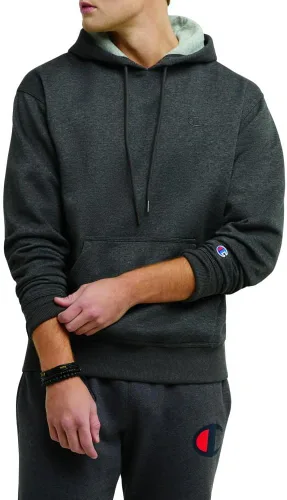 Vista 14 de Champion Men's Pullover Fleece Hoodie, Standard Fit, Midweight, C Logo, Available in Regular and Big & Tall