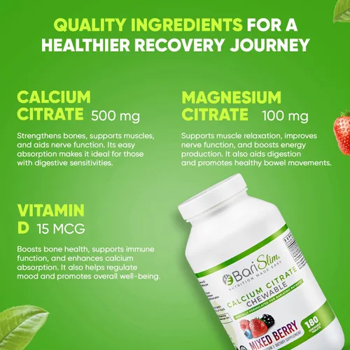 Vista 4 de BariSlim Tabletas multivitamínicas bariátricas masticables - Tabletas masticables especialmente formuladas para pacientes después de una cirugía