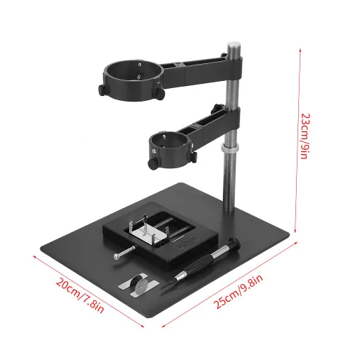 Vista 6 de Soporte de abrazadera de aire caliente, abrazadera para pistola de aire caliente, herramientas de reparación de pistolas de soldadura surtidos