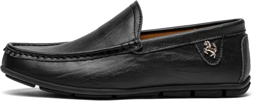 Vista 3 de Go Tour Mocasines casuales de cuero para hombre