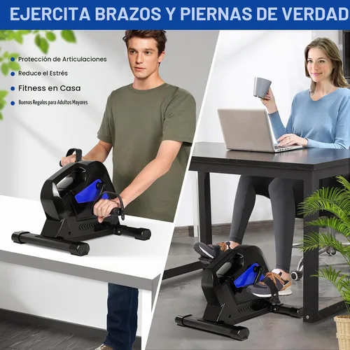 Vista 9 de AGM Ejercitador de pedal de bicicleta para debajo del escritorio