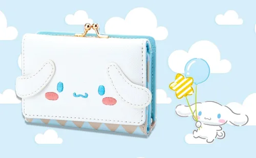 Vista 4 de BelugaDesign Monedero Kawaii Bolsa de monedas de dibujos animados pastel para mujer