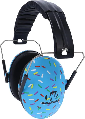 Vista 6 de Walker's Low Profile Lightweight Padded Headband Adjustable Folding Noise-Reducing Hearing Protection Earmuffs