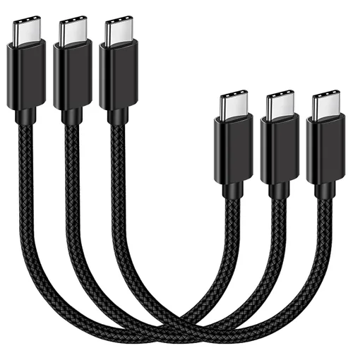 Vista 2 de Cable corto USB a USB C, cable USB C corto