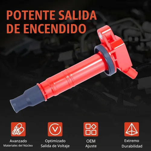 Vista 2 de Paquete de bobinas de encendido mejoradas, bujías, conector, kit de juntas